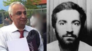 راست، عکس منتشر شده از محمدرضا کلاهی در دهه شصت و چپ، تصویری از علی معتمد در هلند که پس از قتل مشخص شد نام واقعیاش محمدرضا کلاهی است