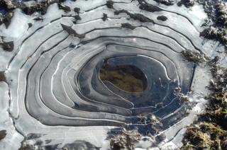 Iced water