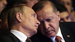 Vladimir Putin ve Recep Tayyip Erdoğan