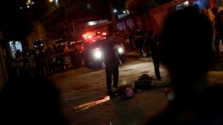 Cena de crime em Manaus