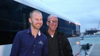 Gerald Pragnell and his son Aidan