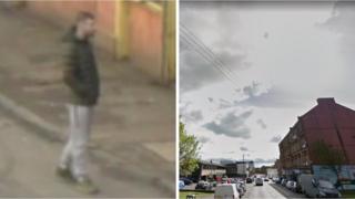 CCTV image and street