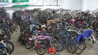 Jole Rider's warehouse in Tetbury, Gloucestershire