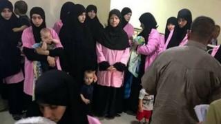 زنان متهم به همکاری با داعش