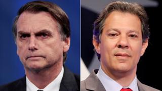 Jair Bolsonaro e Fernando Haddad