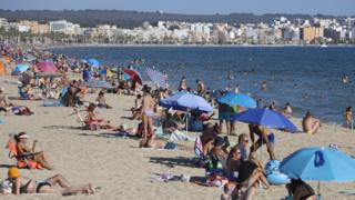 Spanish beach