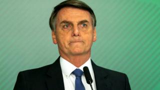 Jair Bolsonaro, presidente de Brasil.