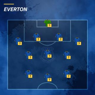 Everton team selector