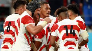 Japan celebrate