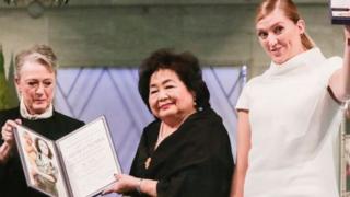Beatrice Fihn akabidhiwa tuzo ya Nobel huko Oslo