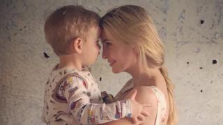 Ivanka Trump holds her son Theodore
