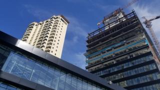 La construcción de NewCity Medical Plaza