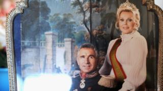 Жа Жа Габор и ее муж Фредерик фон Анхальт