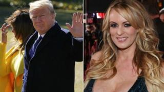 Donald Trump and Stormy Daniels