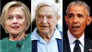 A ex-secretárida de Estado Hillary Clinton, o investidor milionário George Soros e o ex-presidente Barack Obama receberam os pacotes suspeitos