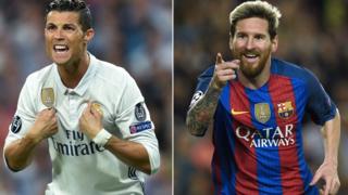 Cristiano Ronaldo and Lionel Messi
