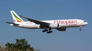 Эфиопские авиалинии грузовой самолет
