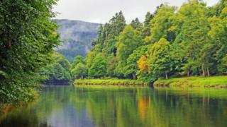 The River Tay in Dunkeld