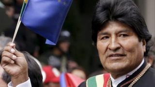 Bolivian President Evo Morales