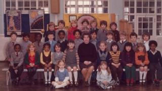School photo featuring Steve McQueen
