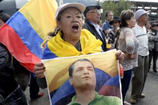 Partidarios de Correa