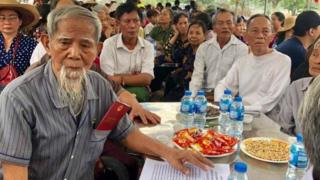 Cụ Lê Đình Kình được một số người sử dụng mạng xã hội xem như thủ lĩnh tinh thần của người dân Đồng Tâm