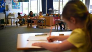 Children at a school in Hampshire