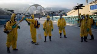 Agentes de combate contra o Aedes Aegypti no Rio
