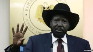 Rais wa Sudan Kusini Salva Kiir