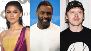 L to R: Zendaya, Idris Elba and Rupert Grint