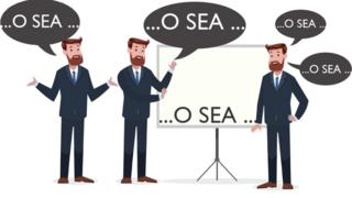 Personaje repitiendo "o sea".