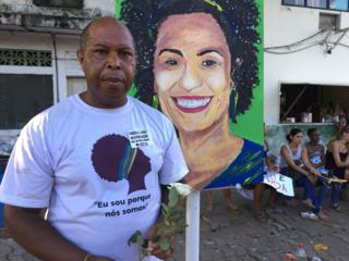 Lourenço Cézar e imagem de Marielle