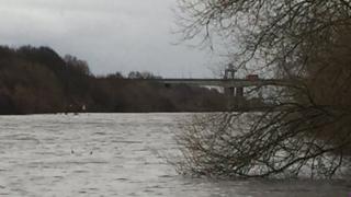 Canal flooded