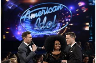 Ryan Seacrest, La'Porsha Renae and Trent Harmon