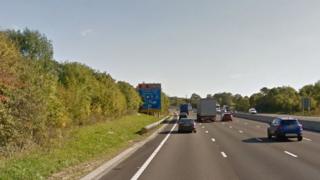 M25 at Clacket Lane