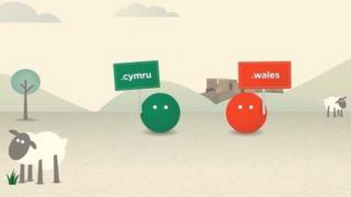 Parthau newydd .cymru a .wales