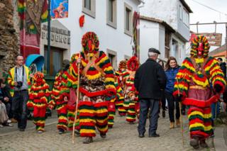 in_pictures Revellers in Podence, Portugal