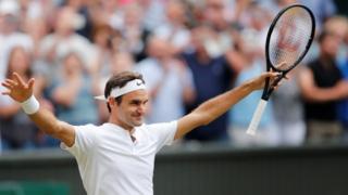 Federer es el tenista de mayor edad en alcanzar la final masculina de Wimbledon.