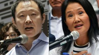 Kenji y Keiko Fujimori