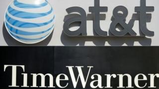 Логотипы AT&T и Time Warner