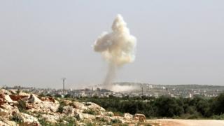Imirwano mu muji wa Idlib