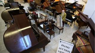Pianos up for auction