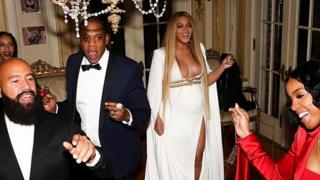 Jay Z and Beyonce at Solange party