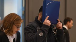 Niels Högel en la corte este martes.