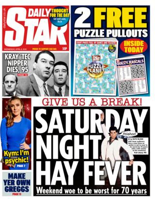Daily Star 8 April 2020