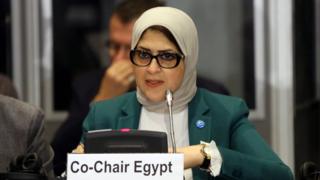 وزيرة الصحة المصرية هالة زايد