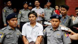 ရိုက်တာ သတင်းထောက် ကိုဝလုံးနဲ့ ကိုကျော်စိုးဦး