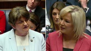 Arlene Foster and Michelle O'Neill