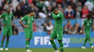 Saudi Arabia thua Nga dễ dàng 5-0