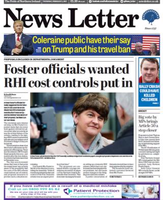 News Letter front page